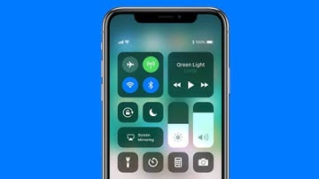 How to get the iPhone X control center in an android phone.