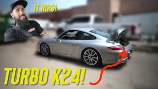 Checking Out A K Swapped Porsche 911!