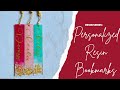 Personalized Resin Bookmarks | Studio Vlog