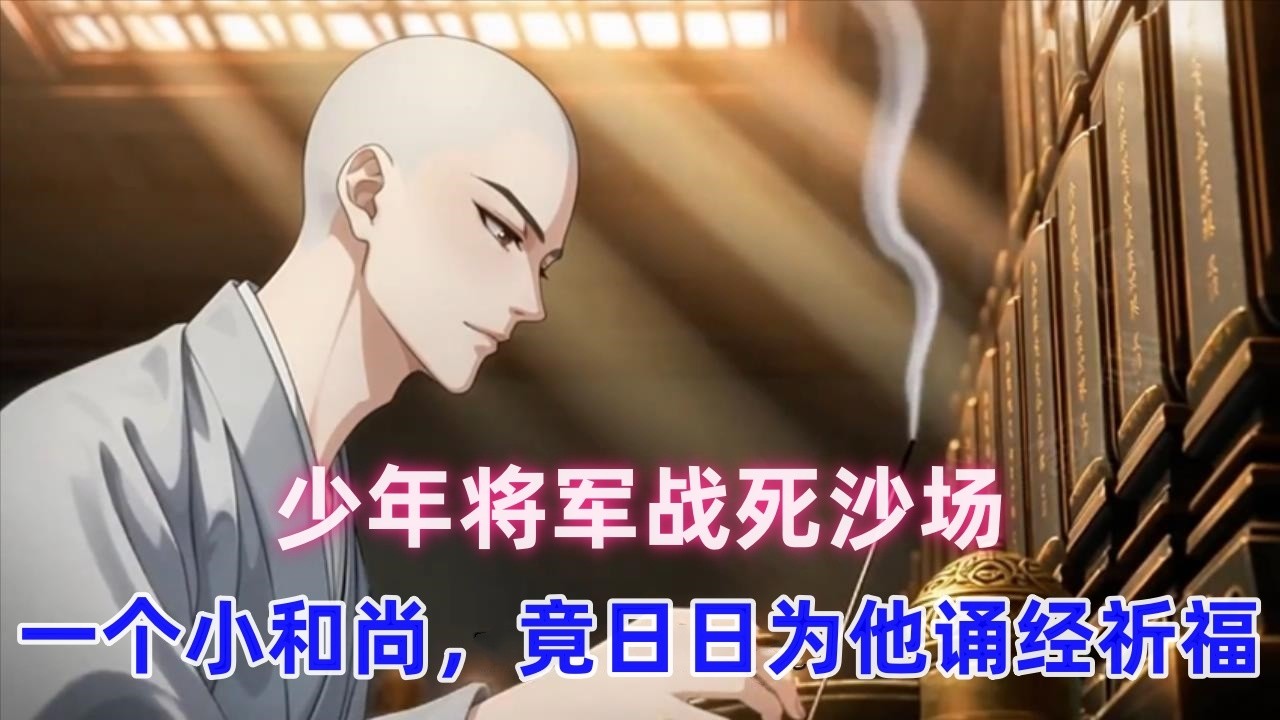 《贫僧我戒色》少年将军战死沙场，魂魄却被禁锢在平安庙的牌位上，但让将军意外的是，平安庙的一个小和尚，竟日日为他诵经祈福，这一守便是十年，直到那日敌军破城！！#漫画解说 #漫画