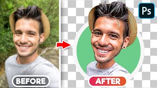 How to Turn Photo to Cartoon Effect (Cartoon Logo) - Photoshop Tutorial by Pixivu 248,662 views 2 years ago 9 minutes, 39 seconds