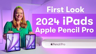 First Look with NEW 2024 iPads &amp; Apple Pencil Pro: Exciting for Artists!
