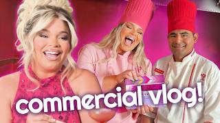 I have a MEAL &amp; COMMERCIAL at BENIHANA!!! 😱 | Behind the Scenes VLOG 💕