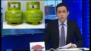 Berita lucu!! Tabung gas meledak!!!😂😂