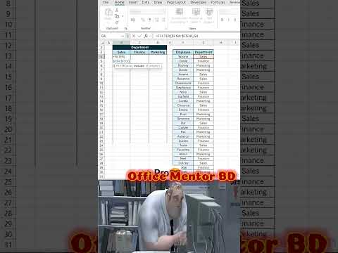 Excel FILTER Function