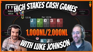 High Stakes Online Poker Session #1: 1000NL/2000NL Cash Games ft. Luke (Clanty) Johnson