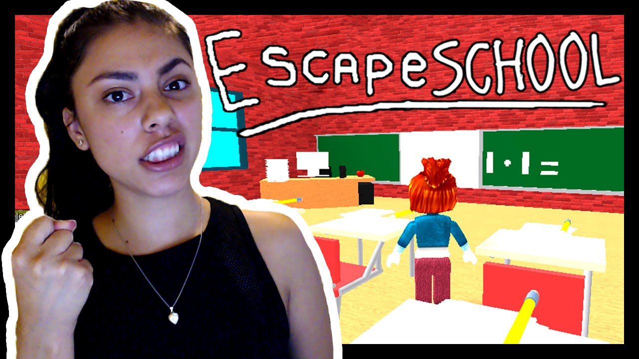 Escape School Roblox Facecam Youtube - roblox zailetsplay escape