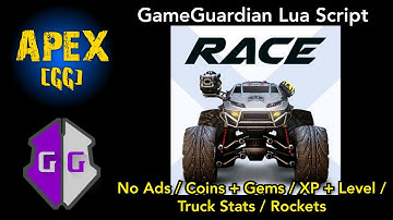 R.A.C.E Game Guardian Lua Script Hacks (Rocket Car Arena Extreme)