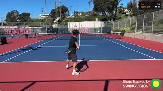 Warm Up/Rally. Practice Set vs Joon: 6-3 (Not Captured) screenshot 4