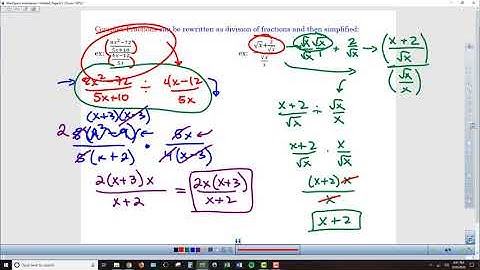 A2PCH Chapter P-5 Rational Expressions - Lesson Video 3