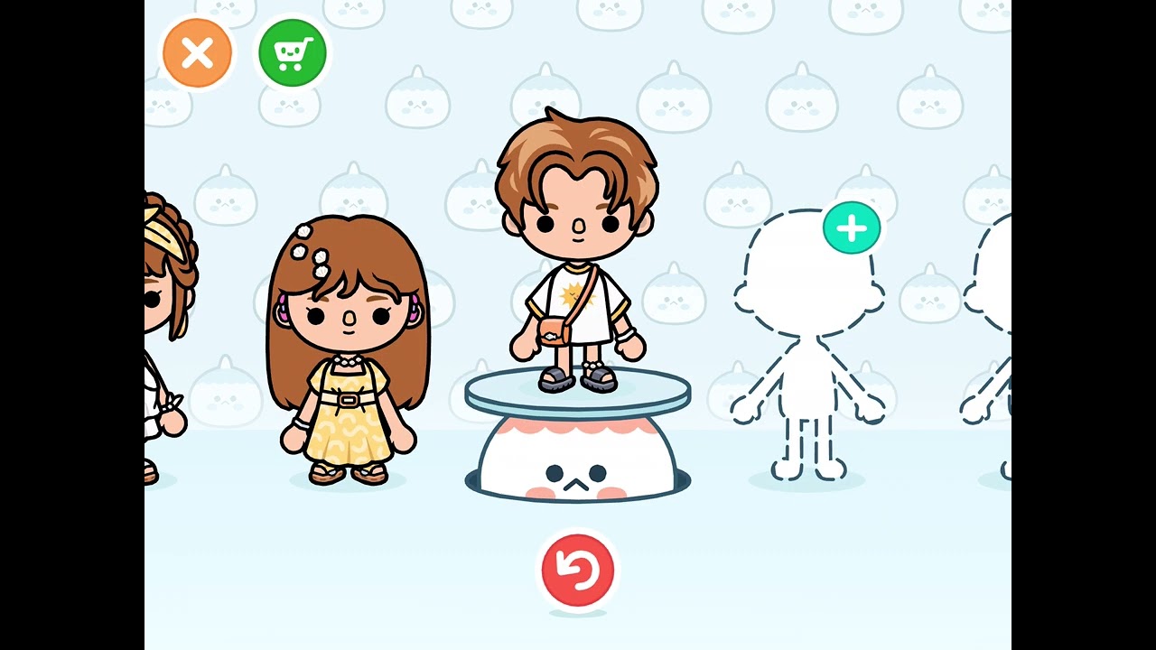 Making a family in toca boca 😀