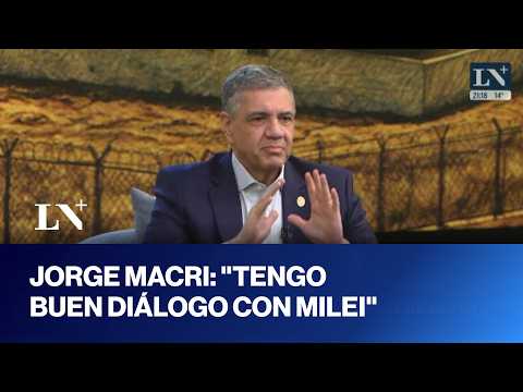 Mano a mano con Jorge Macri: "Tengo buen diálogo con Milei"