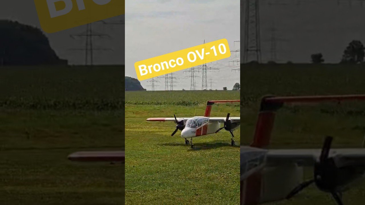 Bronco OV-10 – 14 kg Twin-Scale-Modell im Flug | 2× GA2000 | 2×6S