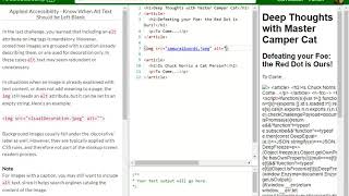 Applied Accessibility   Know When Alt Text Should be Left Blank free code camp   Dani