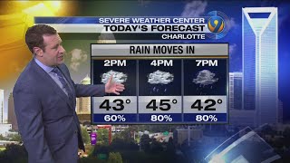 Friday morning forecast update from meteorologist Keith Monday