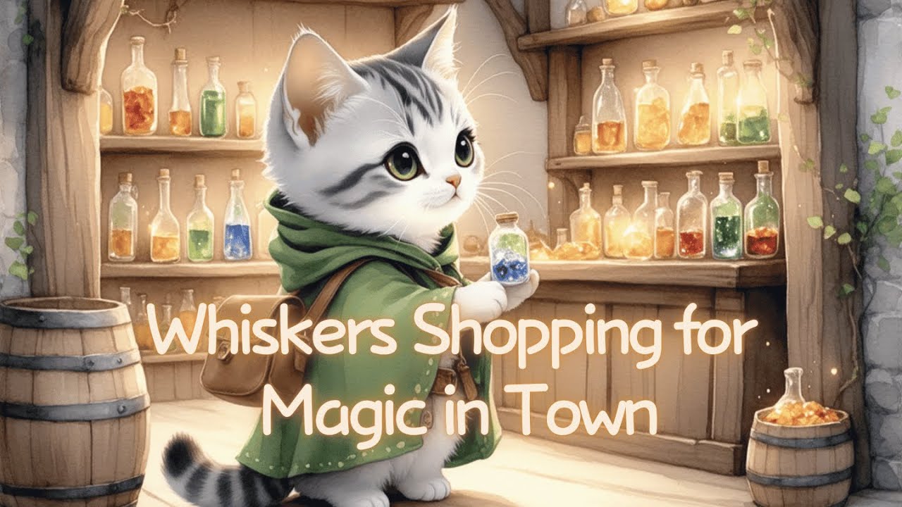 Whiskers Shopping for Magic in Town