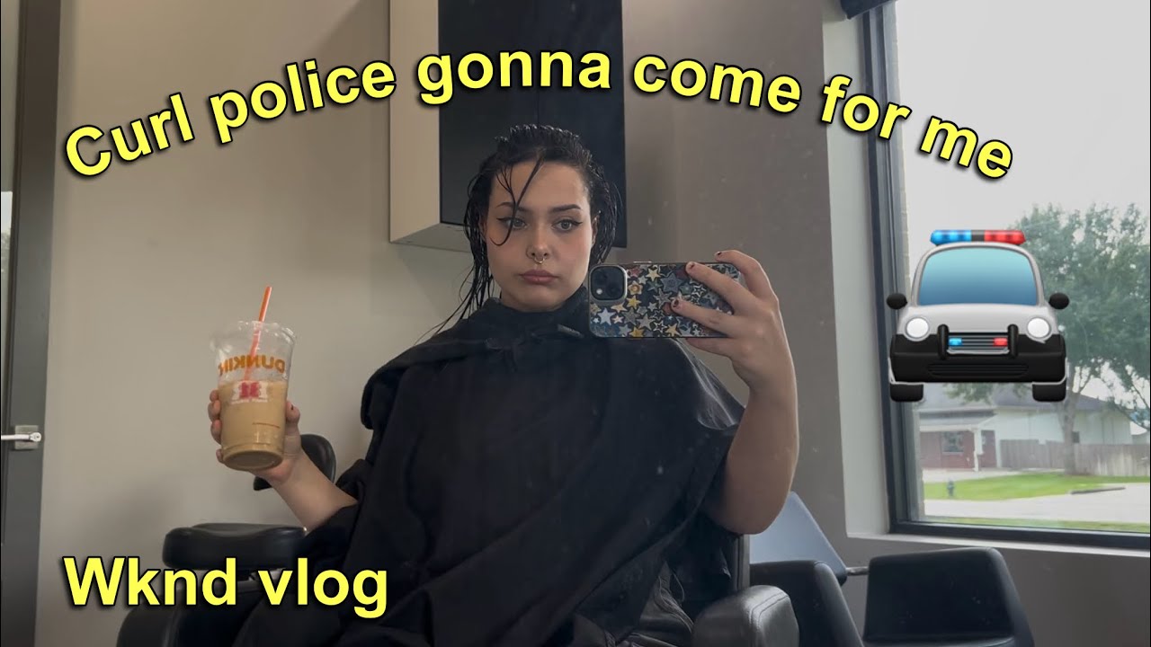 getting my first curly cut ever: weekend vlog