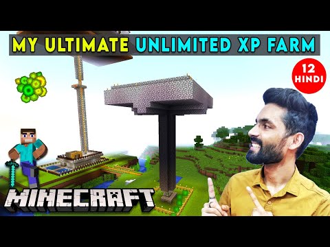 I MADE AN UNLIMITED XP FARM – MINECRAFT SURVIVAL GAMEPLAY IN HINDI #12