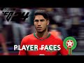 Ea fc 24 morocco player faces ps5 and xbox series xs