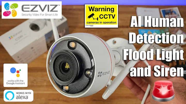 EZVIZ C3W Pro Outdoor 4MP Smart Outdoor Camera | AI Human Detection Floodlight & Insanely Loud Siren