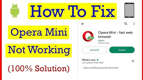 How to Fix Opera mini Browser Not Working problem in Android Mobile Tamil | Thilak Tech