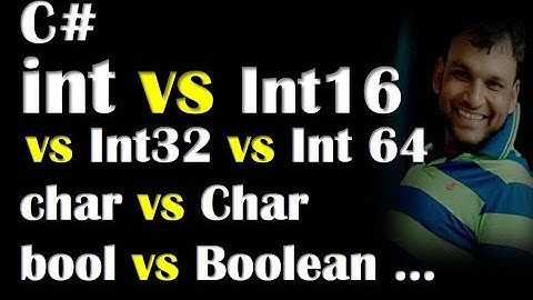 Part 16 C# Why We See Two data types For Same Work, Primitive Data types vs Library Datatypes