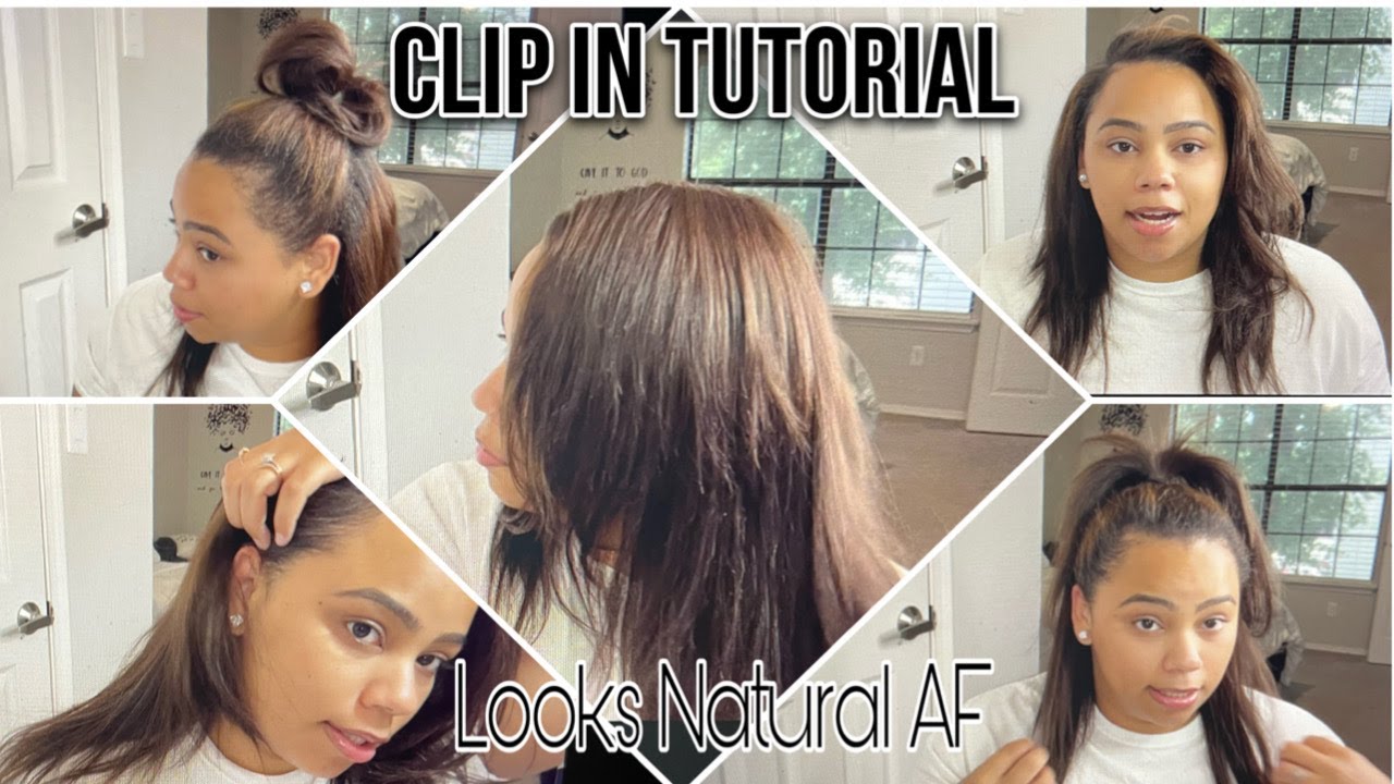 How To Install ClipIns Like A Pro Styling Tutorial So Natural Looking YouTube
