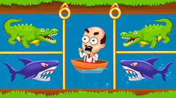 Save The Daddy IOS Android Gameplay Walkthrough Levels (59 to 71) - part #5