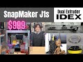 Snapmaker j1s review idex fully enclosed 3d printer multiplecolor  multiplefilament 3d printing