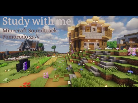 Study with me, pomodoro (25/5) minecraft music timer to study, work ...