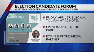 Election Candidate Forum Open to the Public on April 17