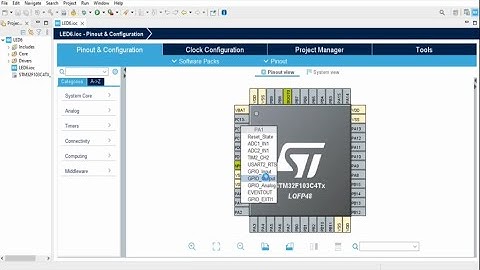 STM32 Cube IDE & Proteus / simulación de secuencia de leds