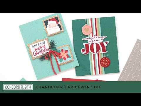 Chandelier Card Front Die