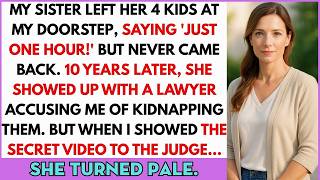 My Sister Left Me Her 4 Kids, Saying Just One Hour! 10 Years Later She Accused Me Of Kidnapping...