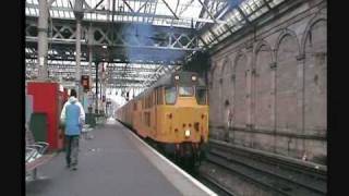 networkrail class 31's thrash out of waverly 12/01/10