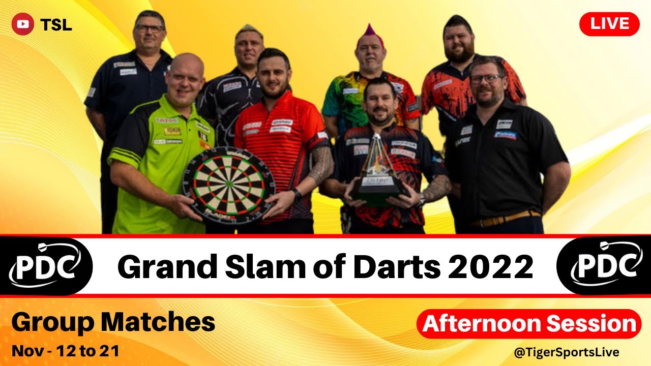 Grand Slam of Darts 2022 Live Score - Group Matches (Afternoon Session)
