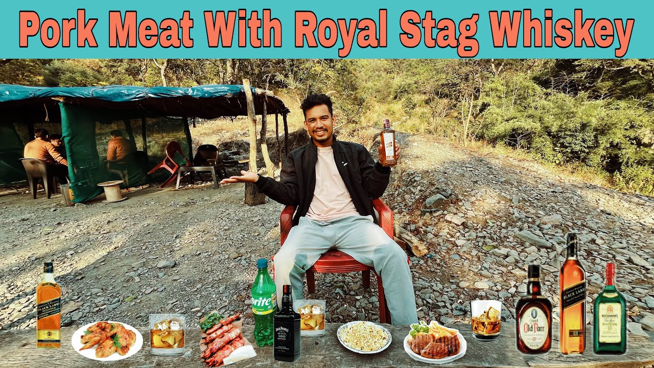 Pork Meat With Royal Stag Whiskey 