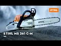 Trononneuse thermique stihl ms 261 cm