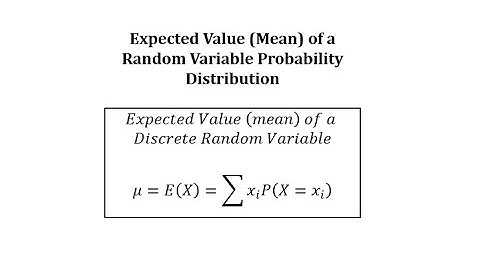 Find the Expected Value (Mean) for a Discrete Random Variable Prob Dist - Partial Table