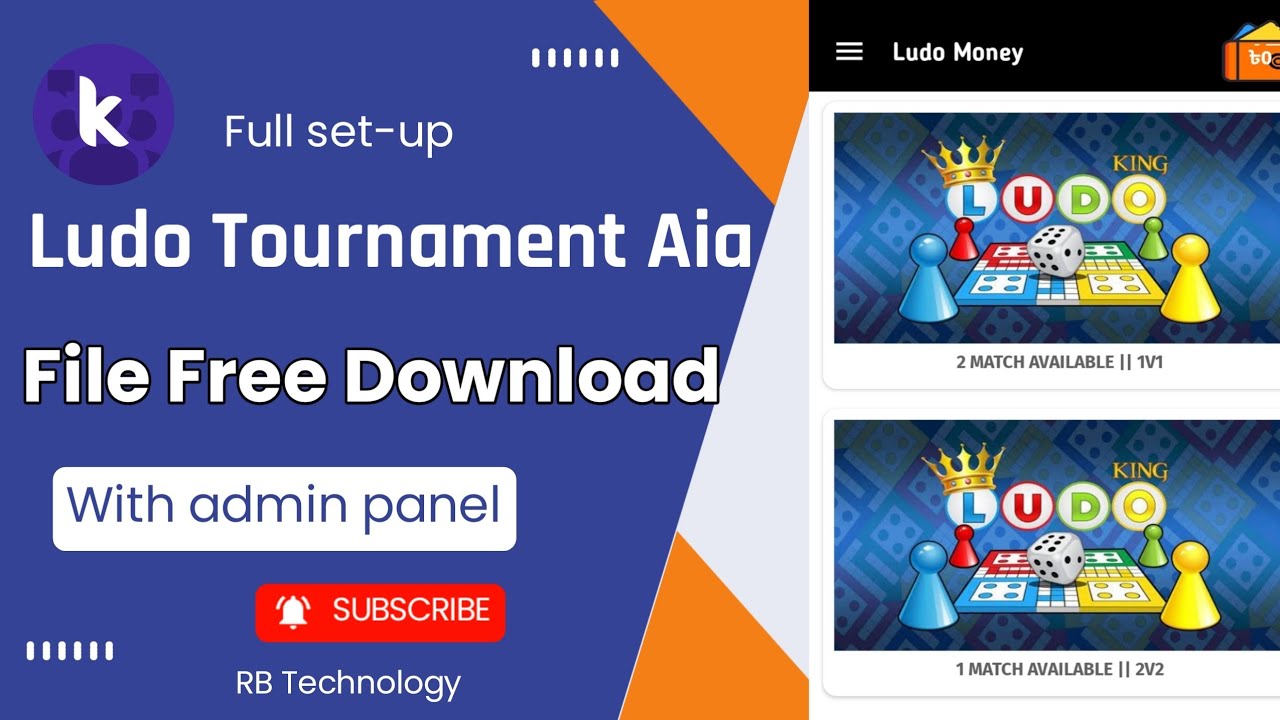 Ludo Tournament Aia file free Download করুন |সাথে setup করুন