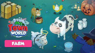 Halloween 🎃 Update Alert! New SPOOKY FARM 👻 is now out on the map || My Town: World screenshot 4