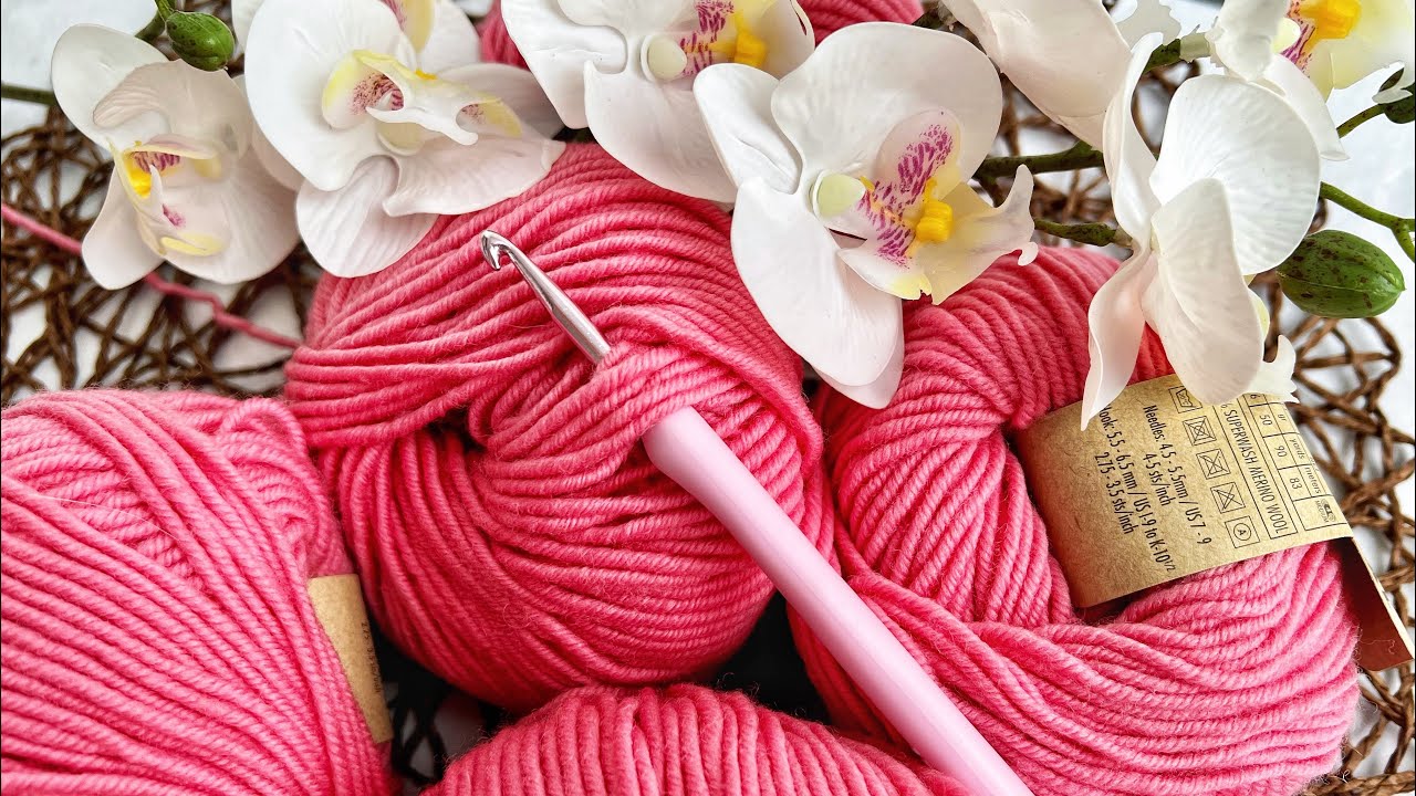 🥳 🎉  Юбилейный 85 УЗОР КРЮЧКОМ. Вязание крючком для начинающих. how to crochet for beginners