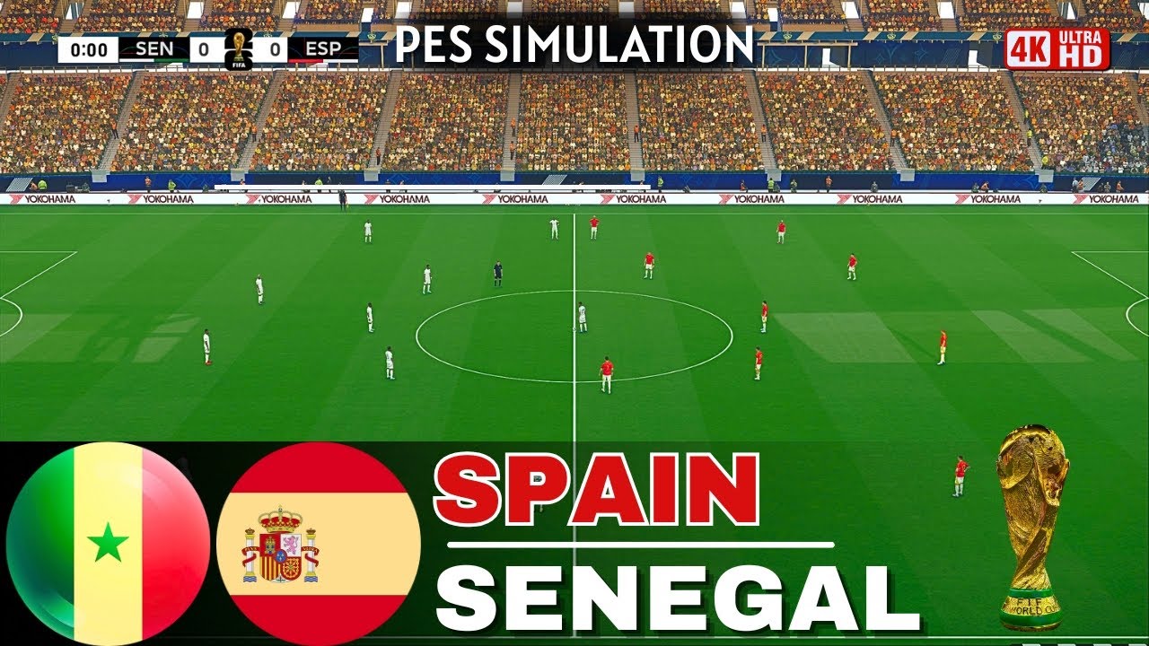 🔴Сенегал против Испании | Полный матч Чемпионата мира по футболу FIFA 2026 | Симуляция игрового п...