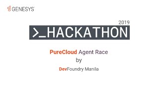 PureCloud Agent Race