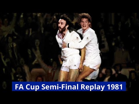 Tottenham Hotspur 3-0 Wolverhampton Wanderers - FA Cup Semi-Final Replay 1980/81