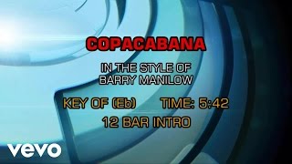 Barry Manilow - Copacabana (Karaoke) chords