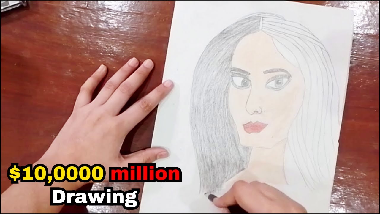 $10,0000 Million Drawing Prank😂- #drawing #art #how #sketch #sketching ...