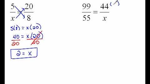 Examples of Solving Proportions part 1  5.4