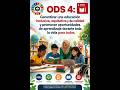 #ODS4 #EducacionDeCalidad #EducacionInclusiva #EducacionParaTodos