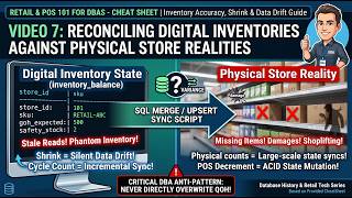 Retail & POS 101 for DBAs: Fixing Phantom Inventory, Shrink & Silent Data Drift- Part 7